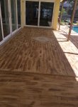 Tan Wood Plank Design